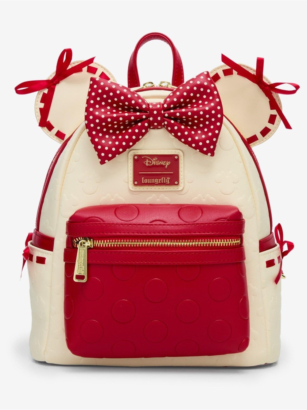 Loungefly X Disney Minnie Mouse Rock the Dots Coquette Backpack